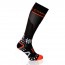 ULTIME MISURE - Compressport Full Socks V2 - Calza tecnica ultra alta - Colore nero (taglia 1S-1M)