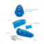 Esercitatore respiratorio vibrante Acapella Choice Blue: fornisce terapia con pressione espiratoria positiva (PEP). Esercitatore respiratorio vibrante Acapella Choice Blue: fornisce terapia con pressione espiratoria positiva (PEP).