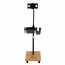Carrello di trasporto per ecografo portatile SonoEye P2 Kinefis con base in legno e accessori Carrello di trasporto per ecografo portatile SonoEye P2 Kinefis con base in legno e accessori