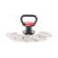 Kettlebell regolabile fino a 9 kg: peso regolabile con impugnatura ergonomica e base in gomma Kettlebell regolabile fino a 9 kg: peso regolabile con impugnatura ergonomica e base in gomma