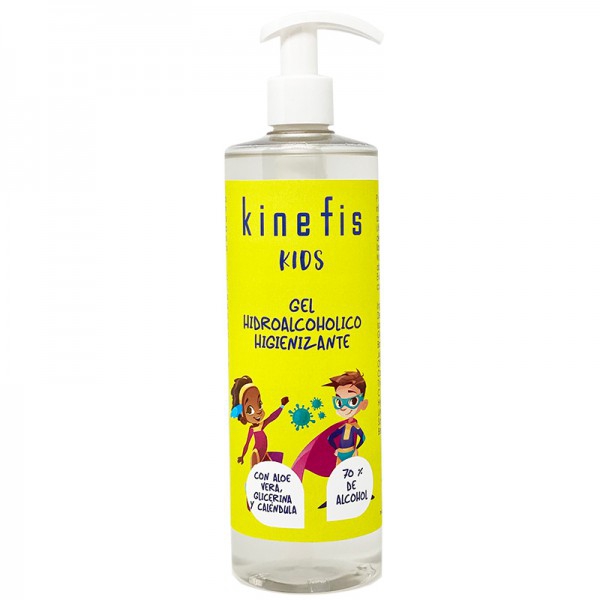 Gel igienizzante idroalcolico Kinefis Kids: Con aloe vera, glicerina e calendula (500ml)