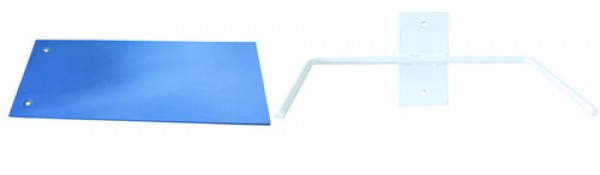 Kit- 10 materassini aerobici con occhielli e appendiabiti da parete