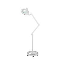 Lampada d'ingrandimento LED Mega+ a luce fredda con cinque ingrandimenti (base arrotolabile) Lampada d'ingrandimento LED Mega+ a luce fredda con cinque ingrandimenti (base arrotolabile)
