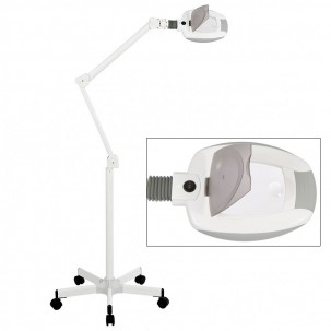 Lampada d'ingrandimento LED a luce fredda Ampli con punto focale 5x (base rotante)