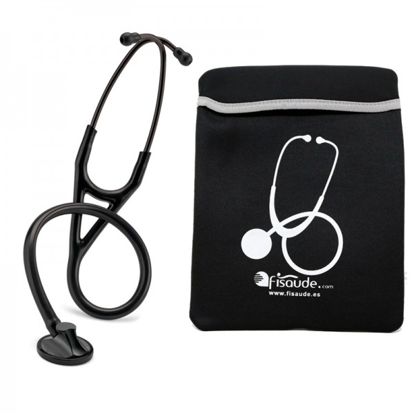 Littmann Master Cardiology Stetoscopio (nero) + custodia protettiva imbottita regalo