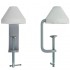 Morsetto in alluminio per tavolo (apertura fino a 7 cm): Per lampade da ingrandimento, da visita e a infrarossi Morsetto in alluminio per tavolo (apertura fino a 7 cm): Per lampade da ingrandimento, da visita e a infrarossi