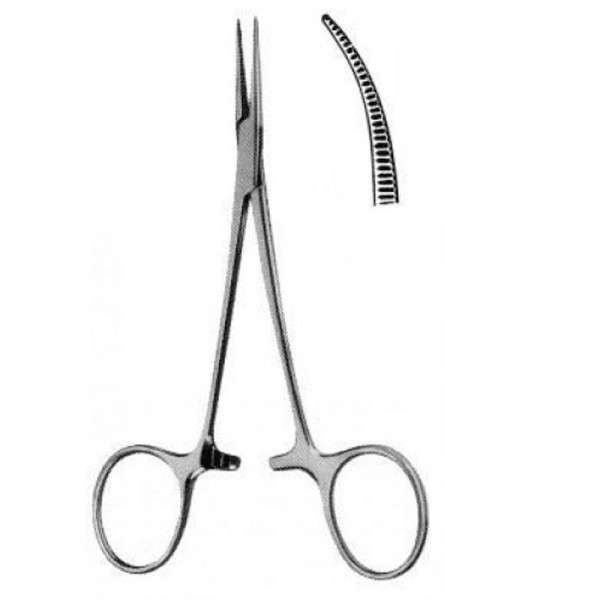 Pinza emostatica Halsted-Mosquito curva senza denti - (12,5 cm) Pinza emostatica Halsted-Mosquito curva senza denti - (12,5 cm)