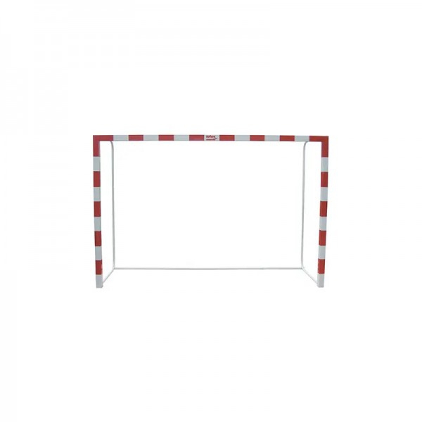 Set di obiettivi Futsal e pallamano Metallo trasportabile 80x80mm con base a tubo tondo Set di obiettivi Futsal e pallamano Metallo trasportabile 80x80mm con base a tubo tondo