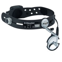 Specchio frontale Riester clar N 55, LED 6 V, include batterie ricaricabili NiMH e caricabatteria 230 V Specchio frontale Riester clar N 55, LED 6 V, include batterie ricaricabili NiMH e caricabatteria 230 V