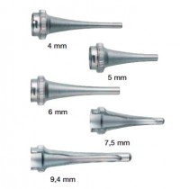 speculum metallico Riester Ø7,5 mm, 68 mm di lunghezza, scanalatura, riutilizzabile speculum metallico Riester Ø7,5 mm, 68 mm di lunghezza, scanalatura, riutilizzabile