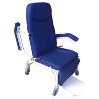 Poltrona ergonomica per ambulatorio geriatrico Eco Kinefis Synchro-Mobile: accompagnamento e riposo con articolazione sincronizzata, rotolamento Poltrona ergonomica per ambulatorio geriatrico Eco Kinefis Synchro-Mobile: accompagnamento e riposo con articolazione sincronizzata, rotolamento