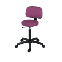 Sgabello standard Kinefis Economy: Altezza 54-75 cm con schienale (Vari colori disponibili)