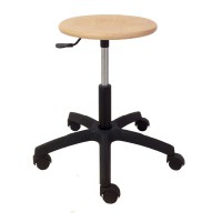 Sgabello in legno Kinefis Economy: senza schienale e altezza bassa 40 - 53 cm Sgabello in legno Kinefis Economy: senza schienale e altezza bassa 40 - 53 cm