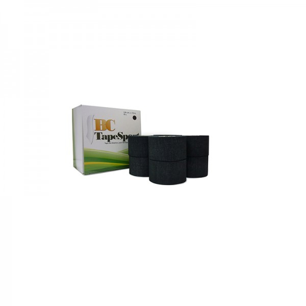 Kinefis Sport Tape 3,8 cm x 10 m: Benda sportiva anelastica (colore nero - venduta per unità)