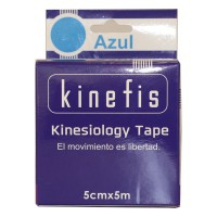 Benda neuromuscolare - Kinefis Kinesiology Tape Blue 5 cm x 5 metri Benda neuromuscolare - Kinefis Kinesiology Tape Blue 5 cm x 5 metri