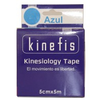 Benda neuromuscolare - Kinefis Kinesiology Tape Blue 5 cm x 5 metri