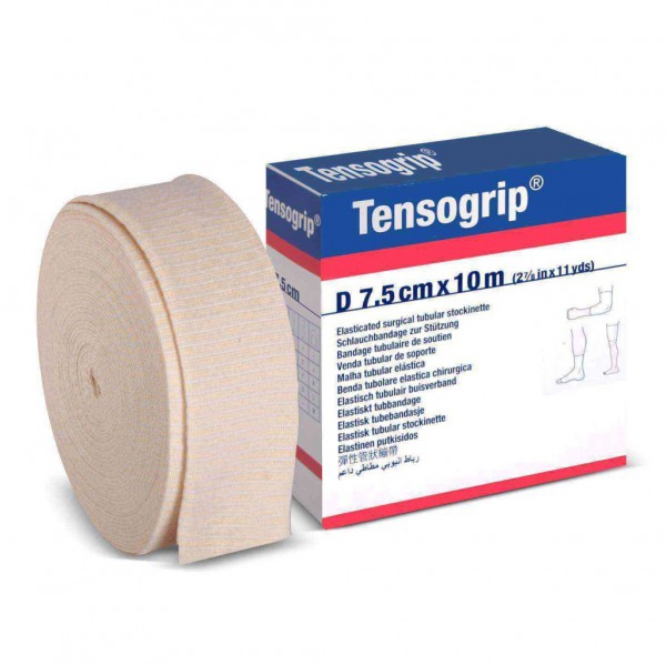 Tensogrip D Thick Arms and Legs: bendaggio tubolare compressivo con cotone (7,5 cm x 10 metri) Tensogrip D Thick Arms and Legs: bendaggio tubolare compressivo con cotone (7,5 cm x 10 metri)