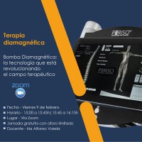 TERAPIA DIMAGNETICA. DIAMAGNETIC PUMP: LA TECNOLOGIA CHE STA RIVOLUZIONE IL CAMPO TERAPEUTICO - VIA ZOOM - 9-02-2024