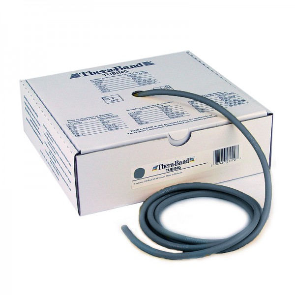 Thera Band Tubing 7.5m: Tubi in lattice Athletic Endurance - Colore argento Thera Band Tubing 7.5m: Tubi in lattice Athletic Endurance - Colore argento