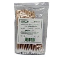 Tampone di plastica con cotone non sterile (100 unità)