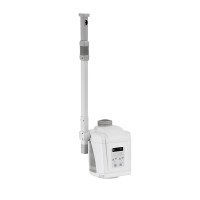 Vaporizzatore facciale all'ozono al cromo: con testa rotante con recipiente essenziale e braccio rotante (capacità 1,3 litri) Vaporizzatore facciale all'ozono al cromo: con testa rotante con recipiente essenziale e braccio rotante (capacità 1,3 litri)