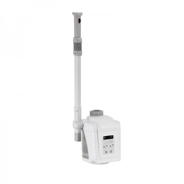 Vaporizzatore facciale all'ozono al cromo: con testa rotante con recipiente essenziale e braccio rotante (capacità 1,3 litri) Vaporizzatore facciale all'ozono al cromo: con testa rotante con recipiente essenziale e braccio rotante (capacità 1,3 litri)