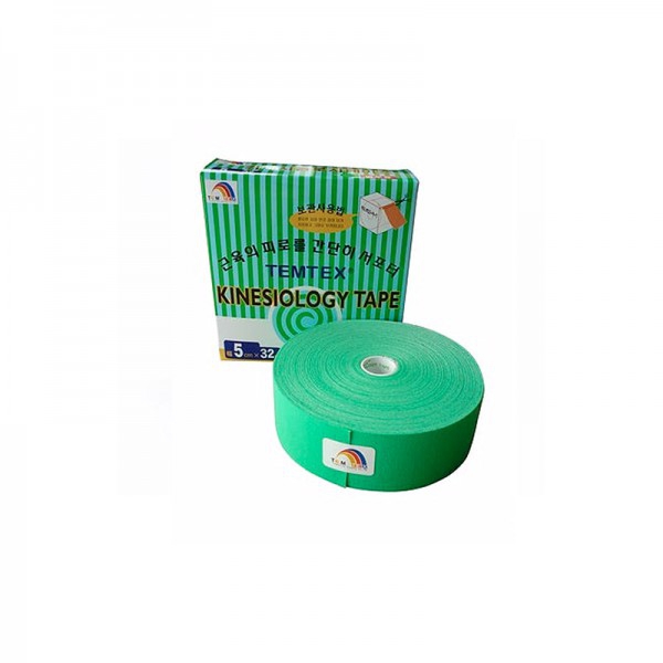 Benda neuromuscolare Temtex colore verde (5cm X 32m) Benda neuromuscolare Temtex colore verde (5cm X 32m)