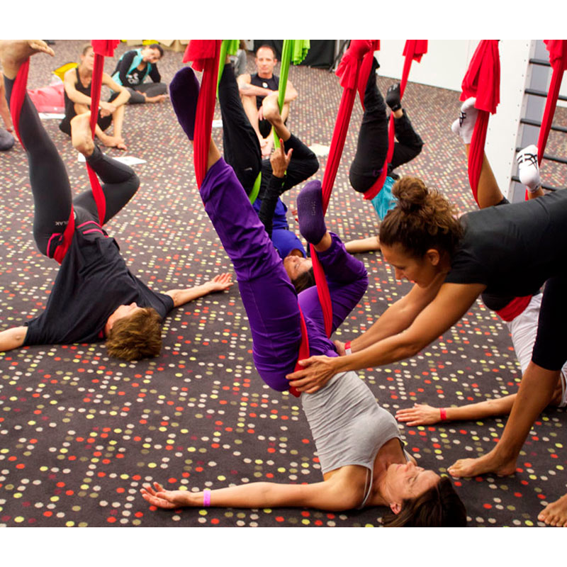 Amaca Yoga Aerea Flintronic - Cinturino Antigravity Per Pilates, Danza E Ginnastica - Foto 9