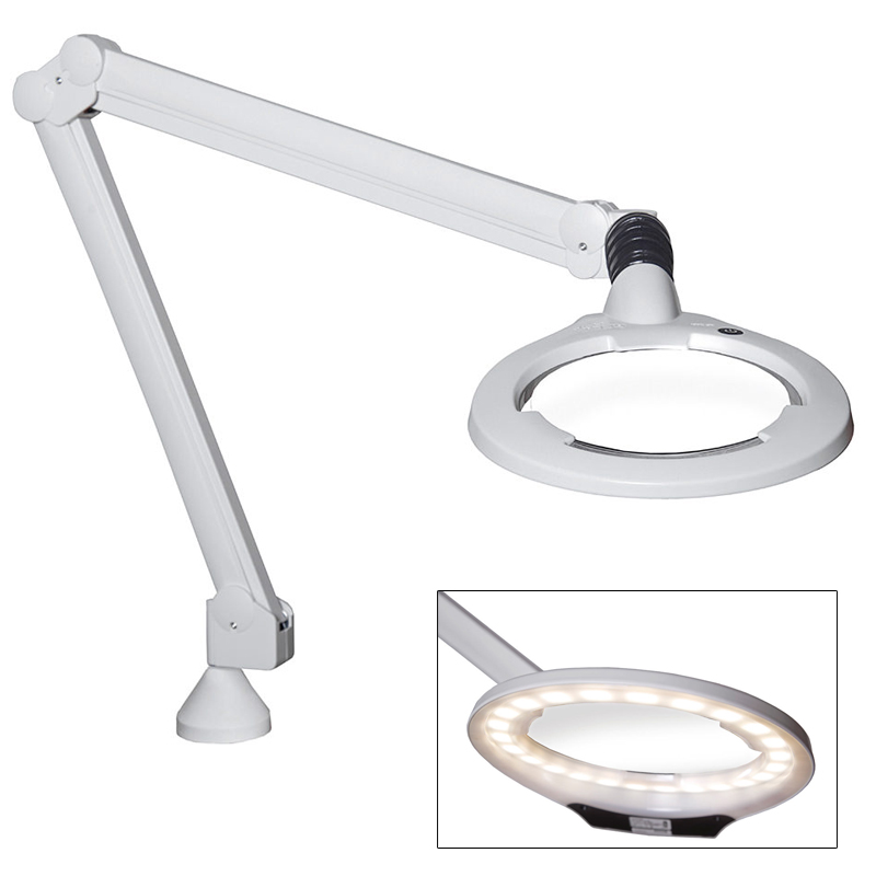 Lampada d'ingrandimento Circus LED 10W con ingrandimento 5x: ideale per  lavori impegnativi - Negozio Fisaude