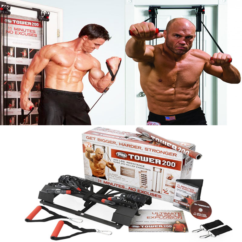 Estensore Per Allenamento Con 5 Molle In Gomma - Rafforza Pettorali E Bicipiti - Regolabile E Leggero - Foto 12